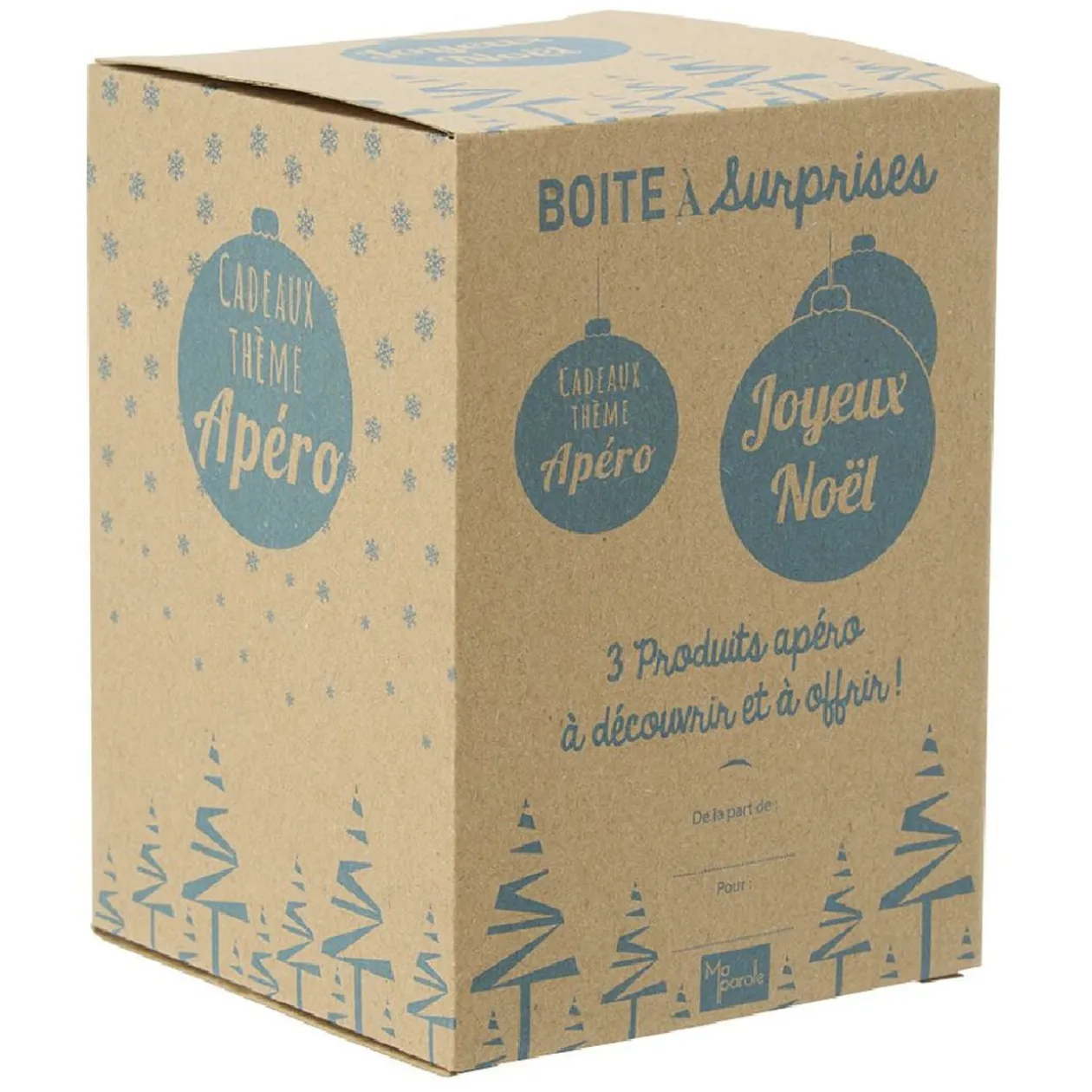 Boîte cadeau surprise apéro