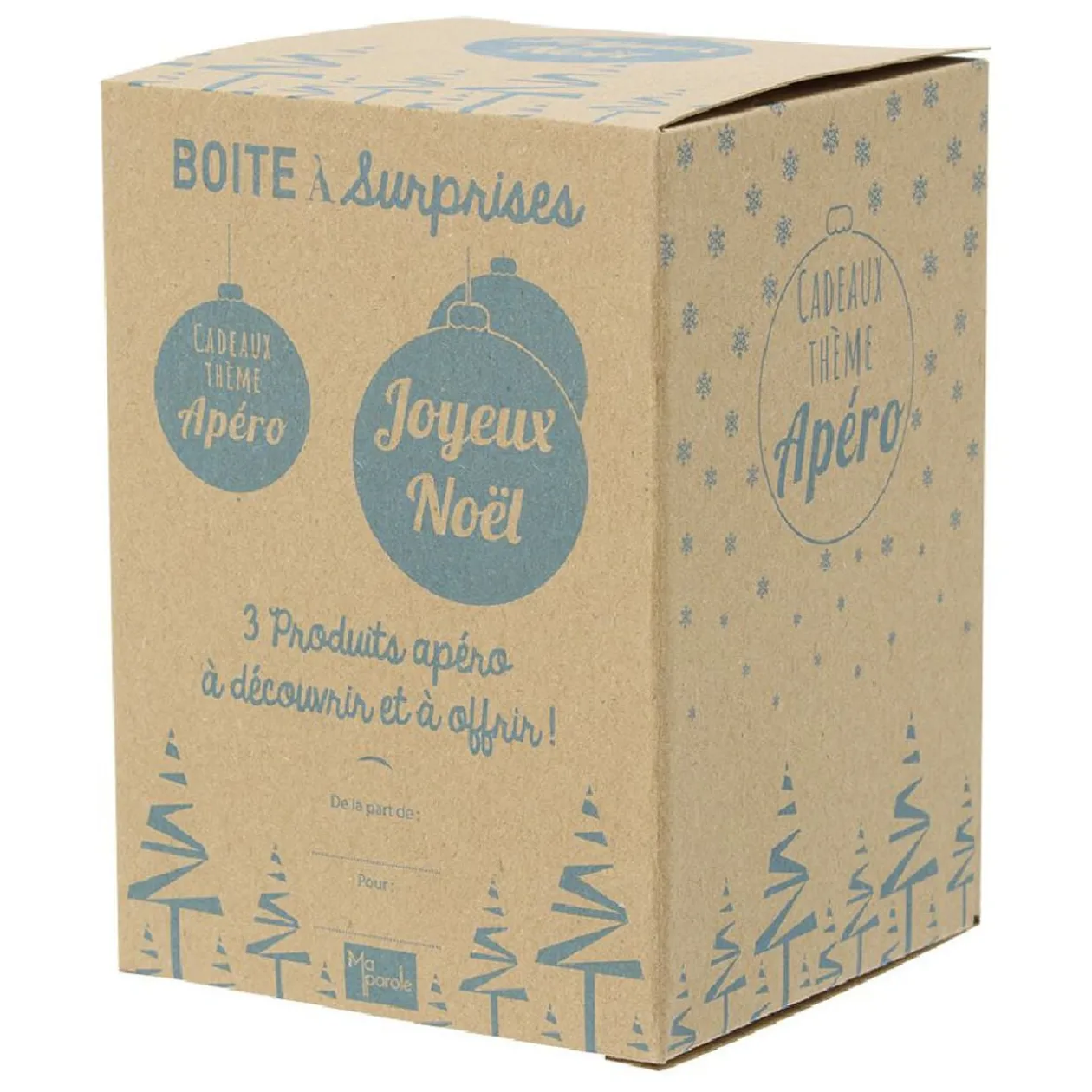 Boîte cadeau surprise apéro