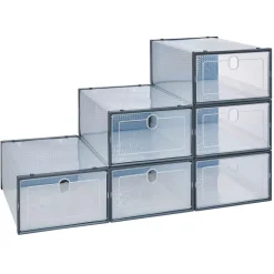 Boîte à chaussures plastique transparent x2 < Gifi Hot