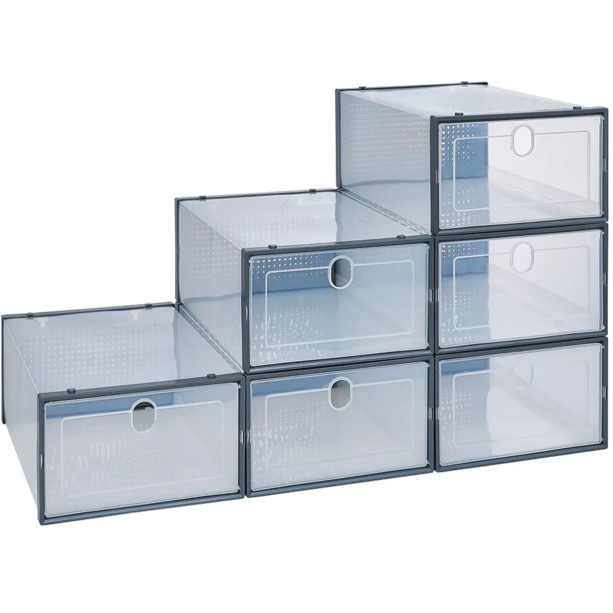 Boîte à chaussures plastique transparent x2 < Gifi Hot