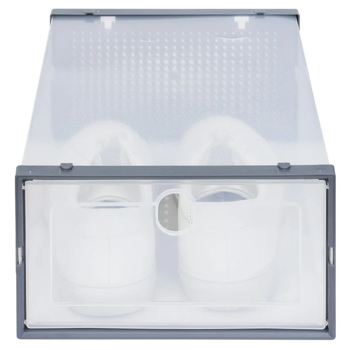 Boîte à chaussures plastique transparent x2 < Gifi Hot