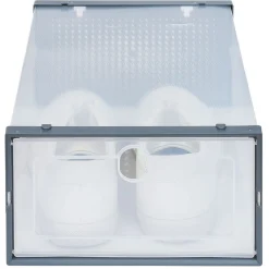 Boîte à chaussures plastique transparent x2 < Gifi Hot