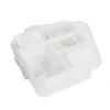 Boîte à compartiments 2 niveaux de rangement 26x25xH11cm < Gifi New