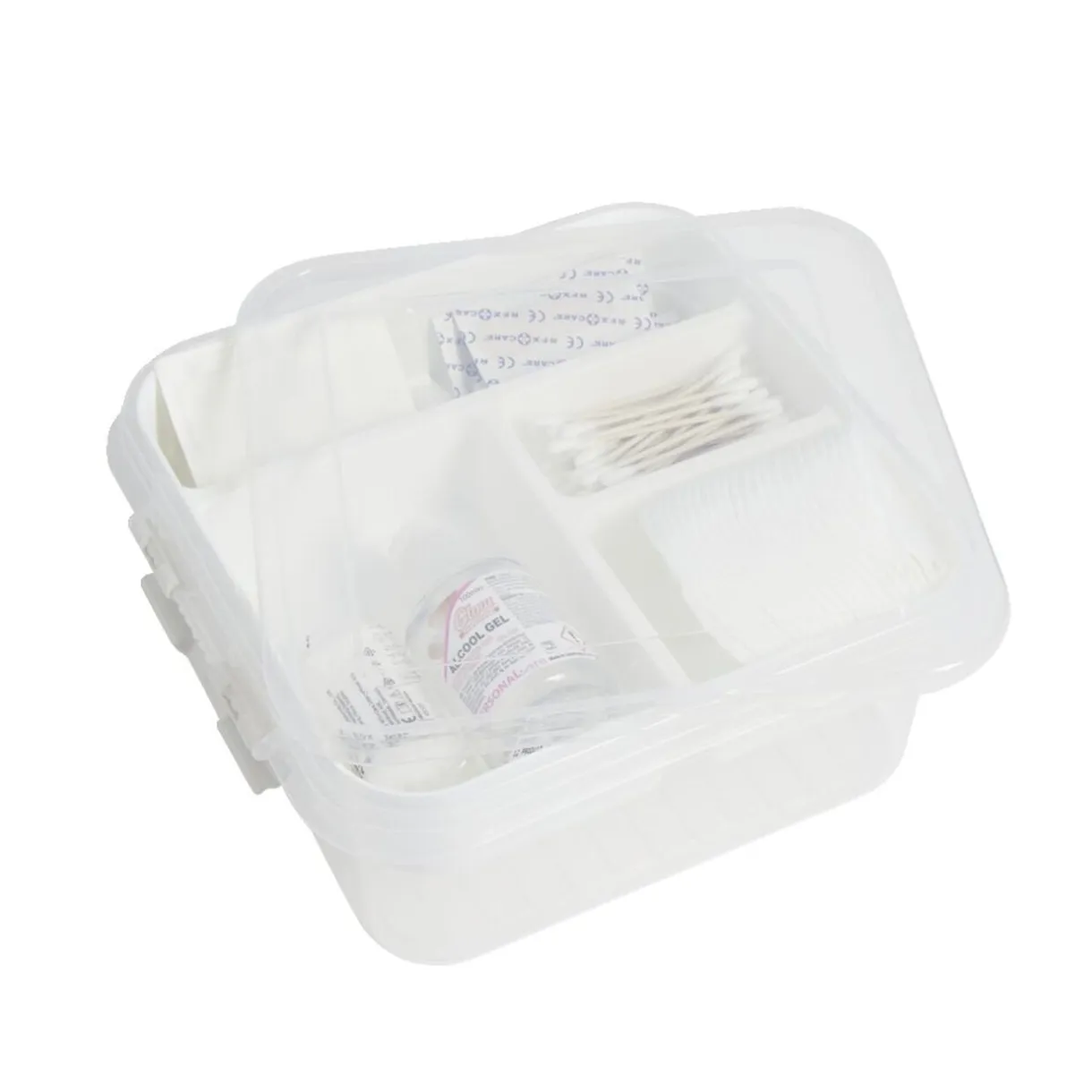Boîte à compartiments 2 niveaux de rangement 26x25xH11cm < Gifi New