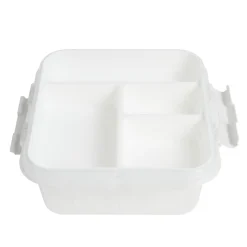 Boîte à compartiments 2 niveaux de rangement 26x25xH11cm < Gifi New