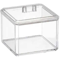 Boîte à coton plastique transparent < Gifi Outlet