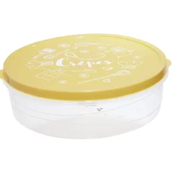 Boîte à crêpes ronde avec couvercle imprimé cuisine Ø28xH9cm (4 modèles)