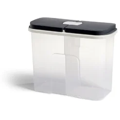 Boîte de conservation en plastique à 2 compartiments transparent 2,1L