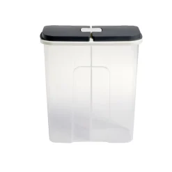 Boîte de conservation en plastique à 2 compartiments transparent 2,85L < Gifi Discount