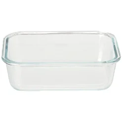 Boîte de conservation en verre avec couvercle bambou 1,04 L < Gifi Discount