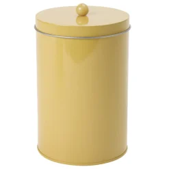 Boîte de conservation ronde étain Ø10xH15cm (3 modèles)