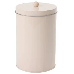 Boîte de conservation ronde étain Ø10xH15cm (3 modèles)