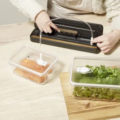Boîte de conservation sous vide 1L - 18,5x16,5xH6,2cm < Gifi Sale