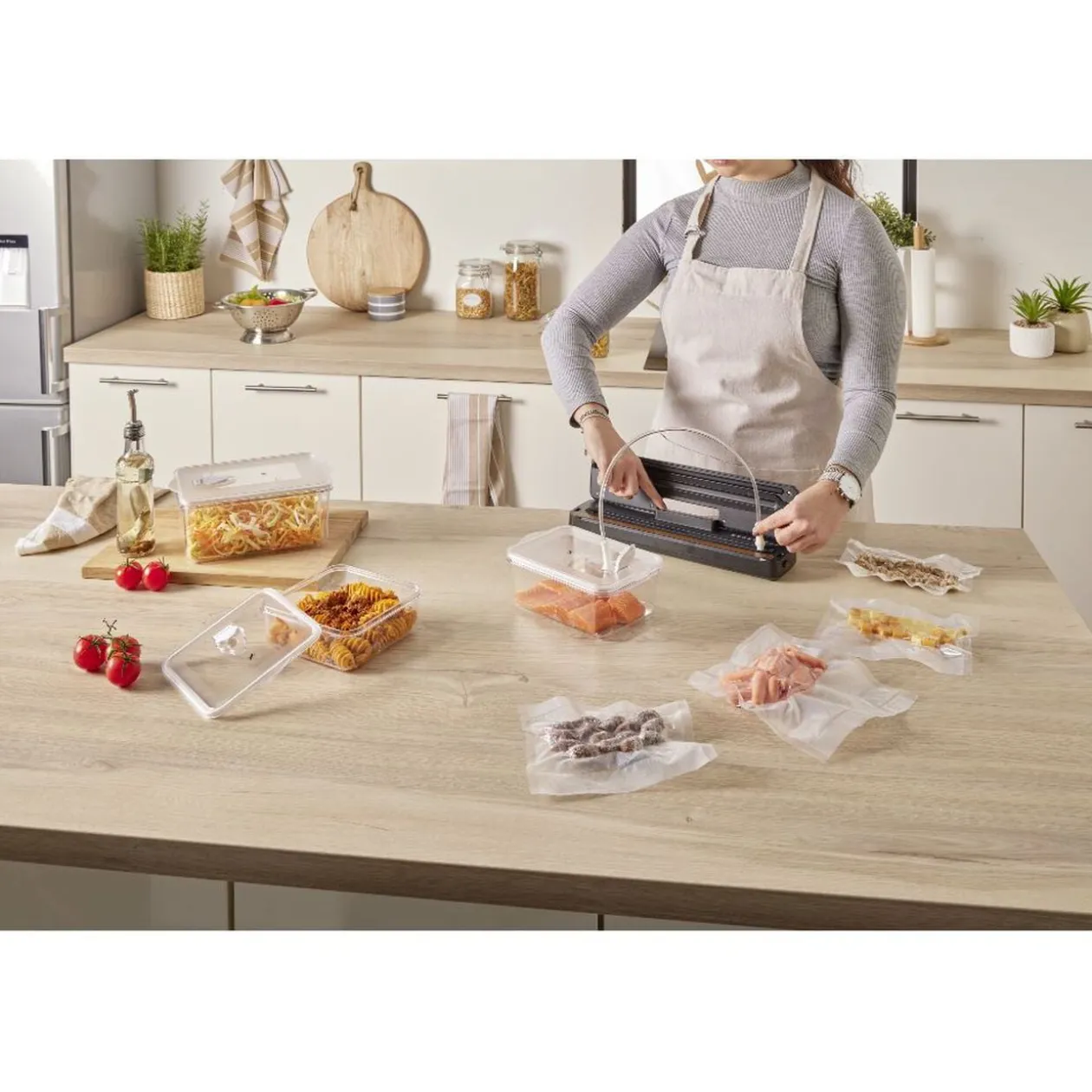 Boîte de conservation sous vide 1,3L - 21,5x13,8xH7,7cm