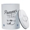 Boîte de conservation vintage en métal pour pommes de terre < Gifi Online