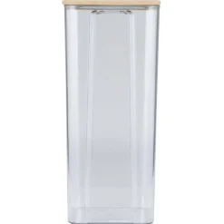 Boîte de conservation x8 plastique et couvercle bambou 370/680/950/1300/1800ml < Gifi Outlet