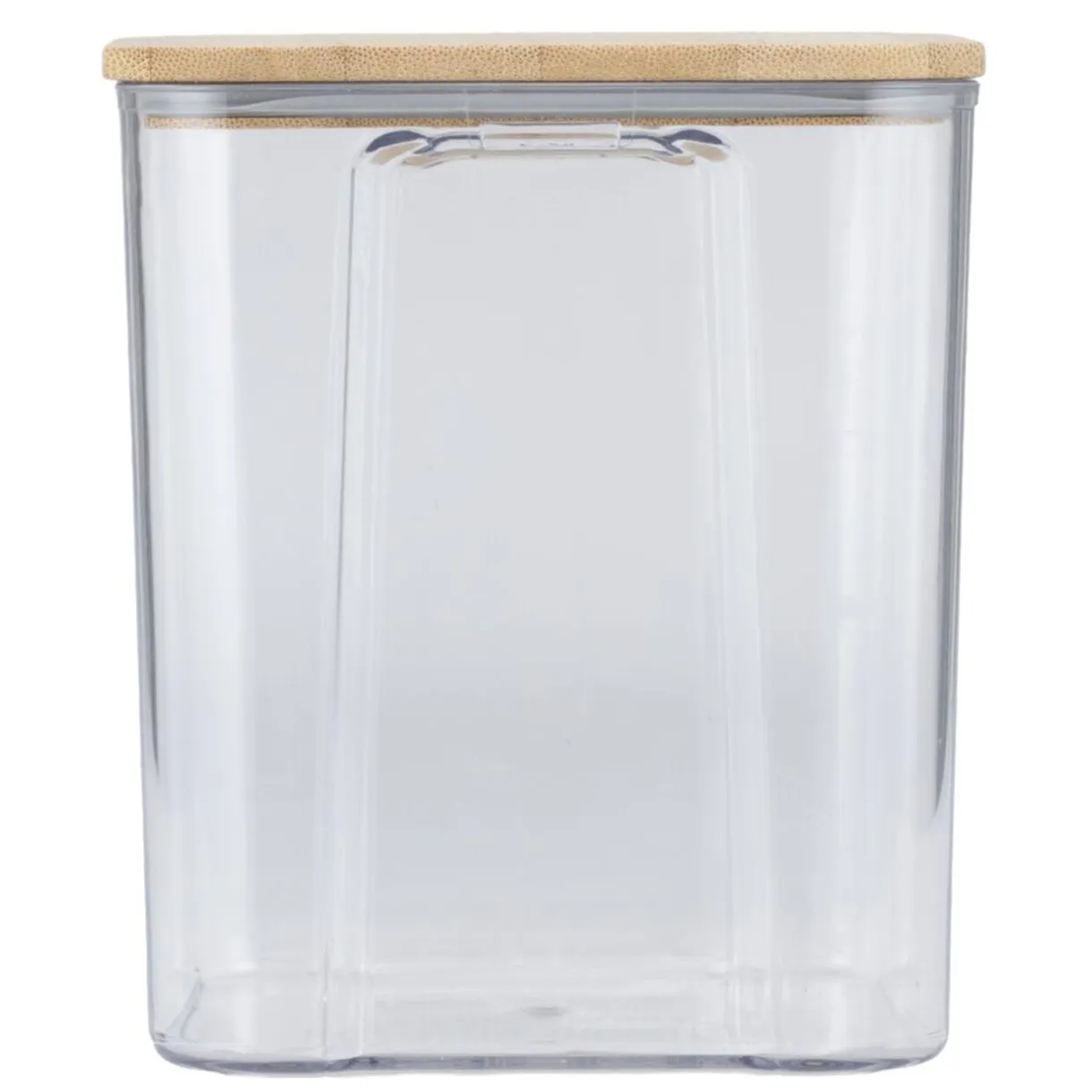 Boîte de conservation x8 plastique et couvercle bambou 370/680/950/1300/1800ml < Gifi Outlet