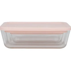 Boîte de conservation x3 verre et plastique 820/1550/2650ml (2 modèles vert ou rose)