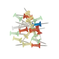 Boîte de 50 punaises plastique multicolore < Gifi Online