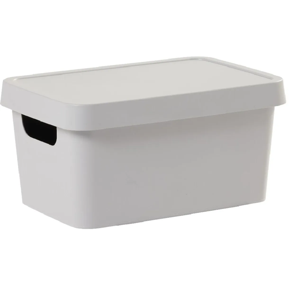 Boîte de rangement avec couvercle grise 3,6 L < Gifi Hot