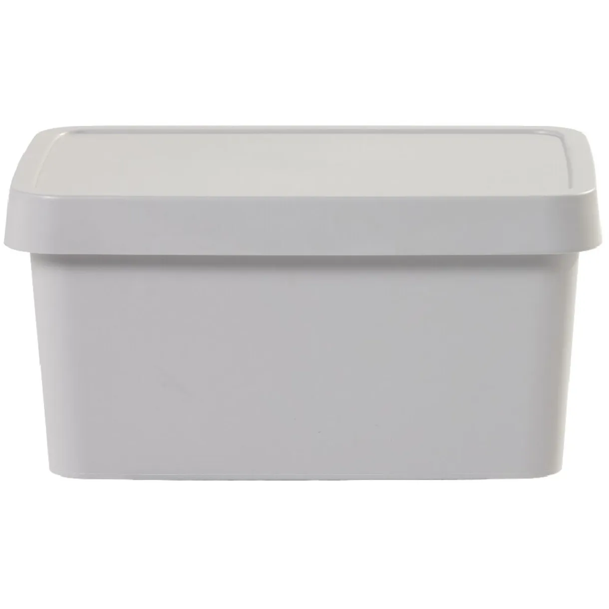 Boîte de rangement avec couvercle grise 3,6 L < Gifi Hot