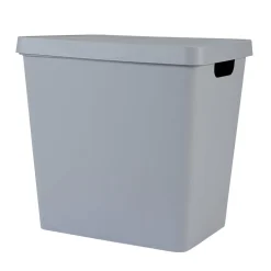 Boîte de rangement avec couvercle grise 26 L < Gifi Sale