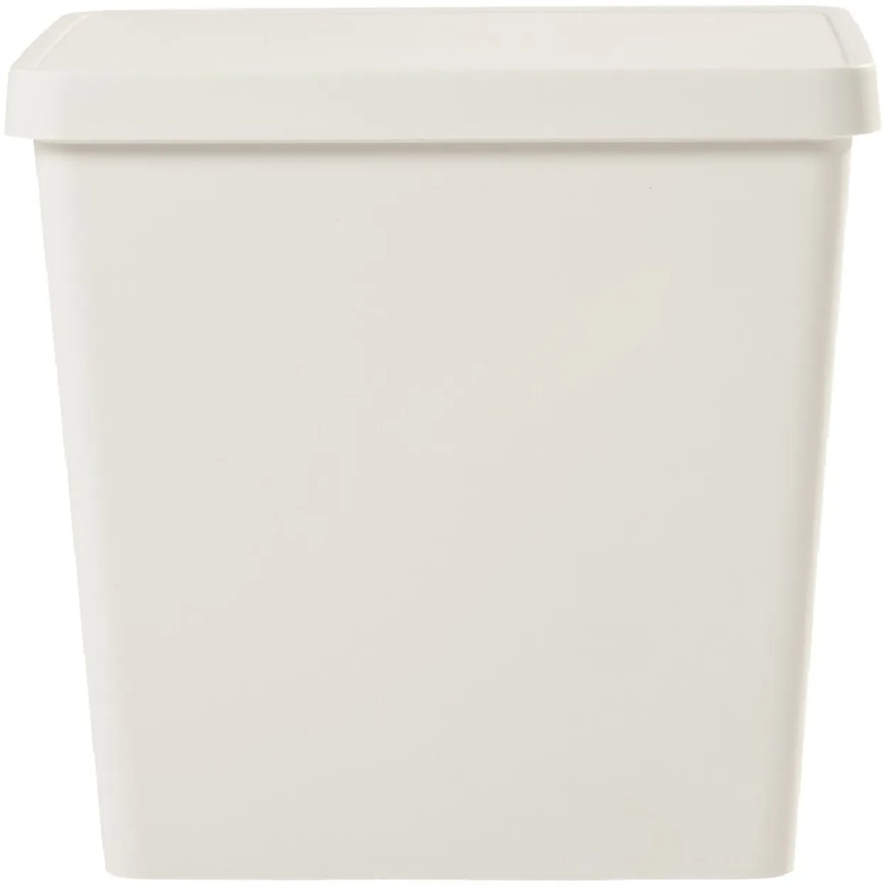 Boîte de rangement avec couvercle beige 26 L