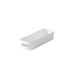 Boîte de rangement avec poignée blanc < Gifi New