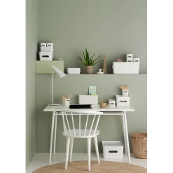 Boîte de rangement avec poignée blanc < Gifi New