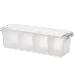 Boîte de rangement compartimentée Smartstore Classic plastique transparent 3,5L