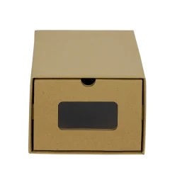 Boîte de rangement en carton avec fenêtre transparente 34x23xH16cm < Gifi Clearance