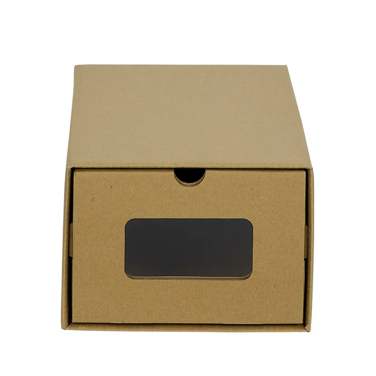 Boîte de rangement en carton avec fenêtre transparente 34x23xH16cm < Gifi Clearance