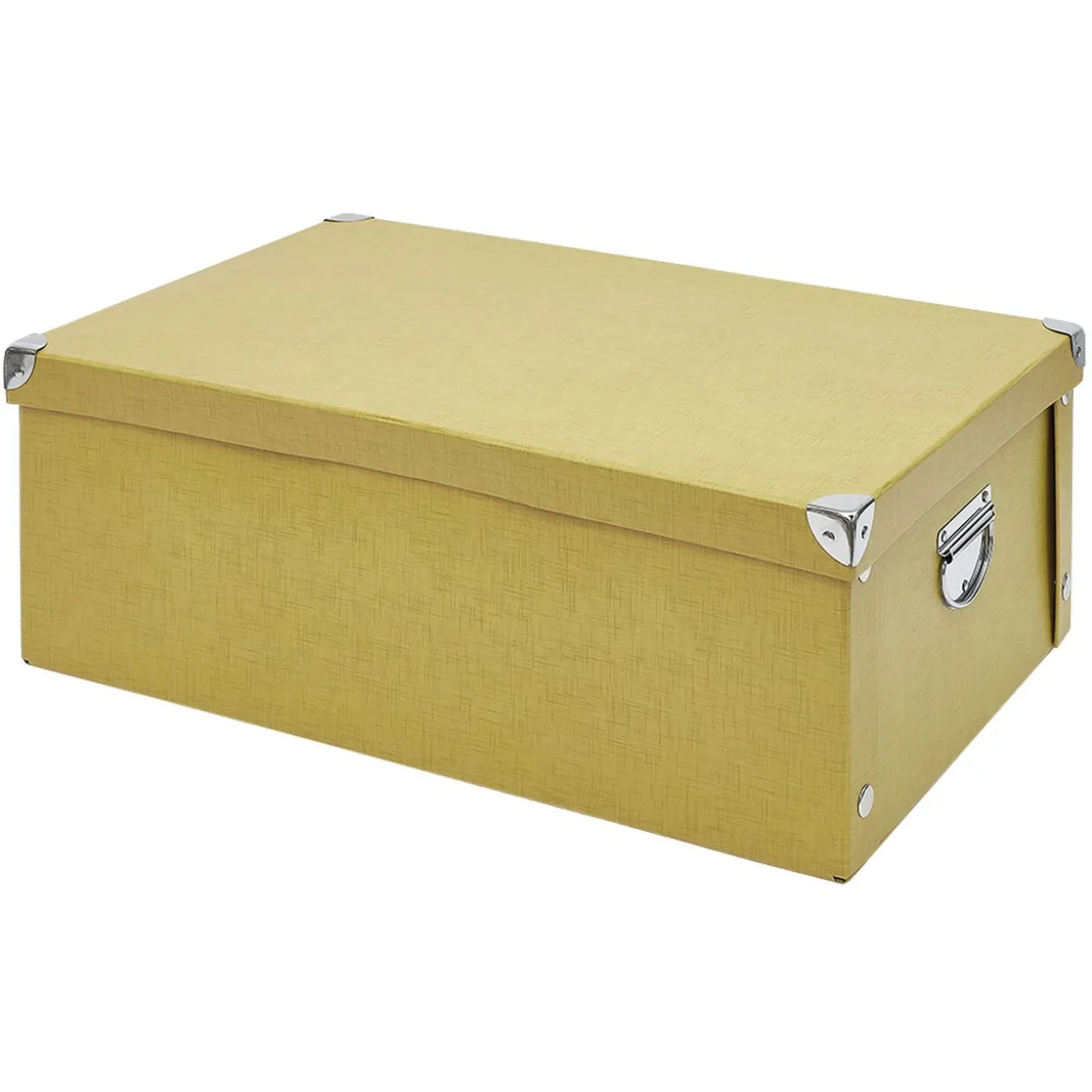 Boîte de rangement en carton - 51x34xH18,5 cm