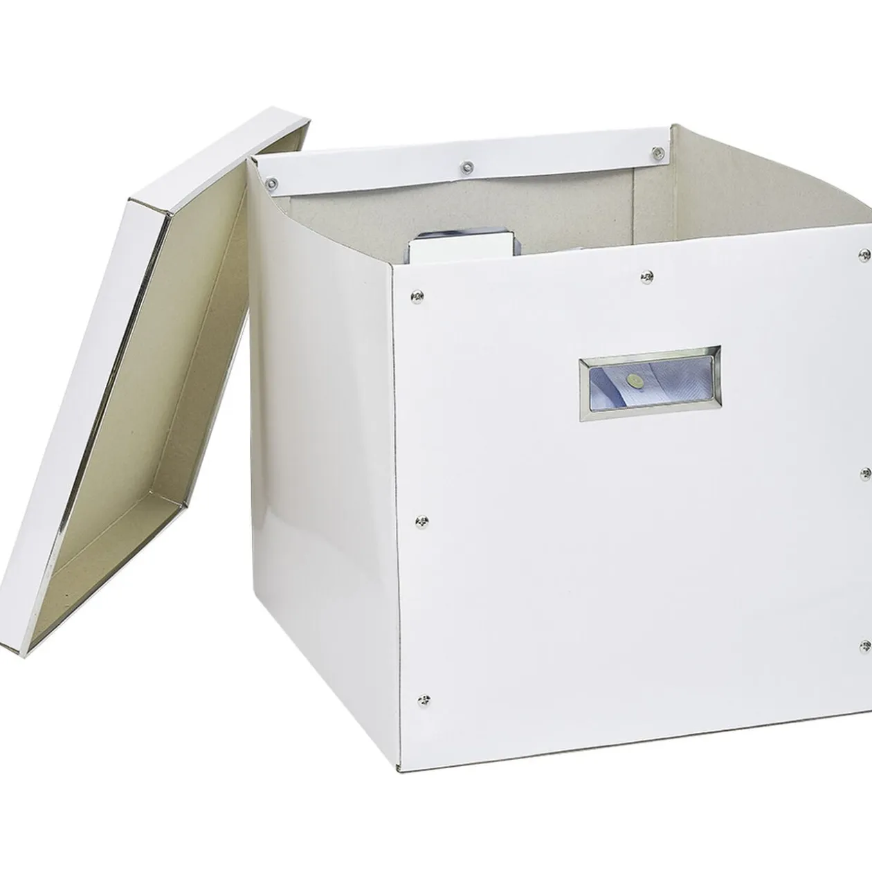 Boîte de rangement en carton - 31x30xH31 cm