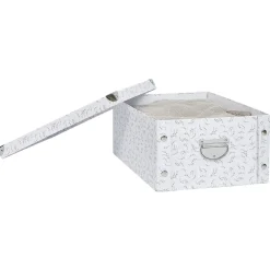 Boîte de rangement en carton - 40x30xH17 cm