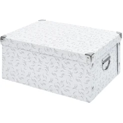Boîte de rangement en carton - 40x30xH17 cm