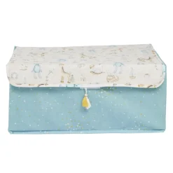 Boîte de rangement enfant rose ou bleu x3 - 28x14xH14cm < Gifi Discount