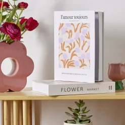 Boîte de rangement forme livre thème floral 18x25cm (2 modèles) < Gifi Best