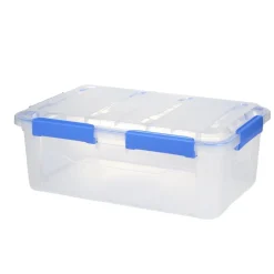 Boîte de rangement 32L hermétique étanche transparente < Gifi Discount