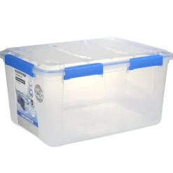 Boîte de rangement 50L hermétique étanche transparente