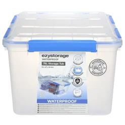 Boîte de rangement 50L hermétique étanche transparente
