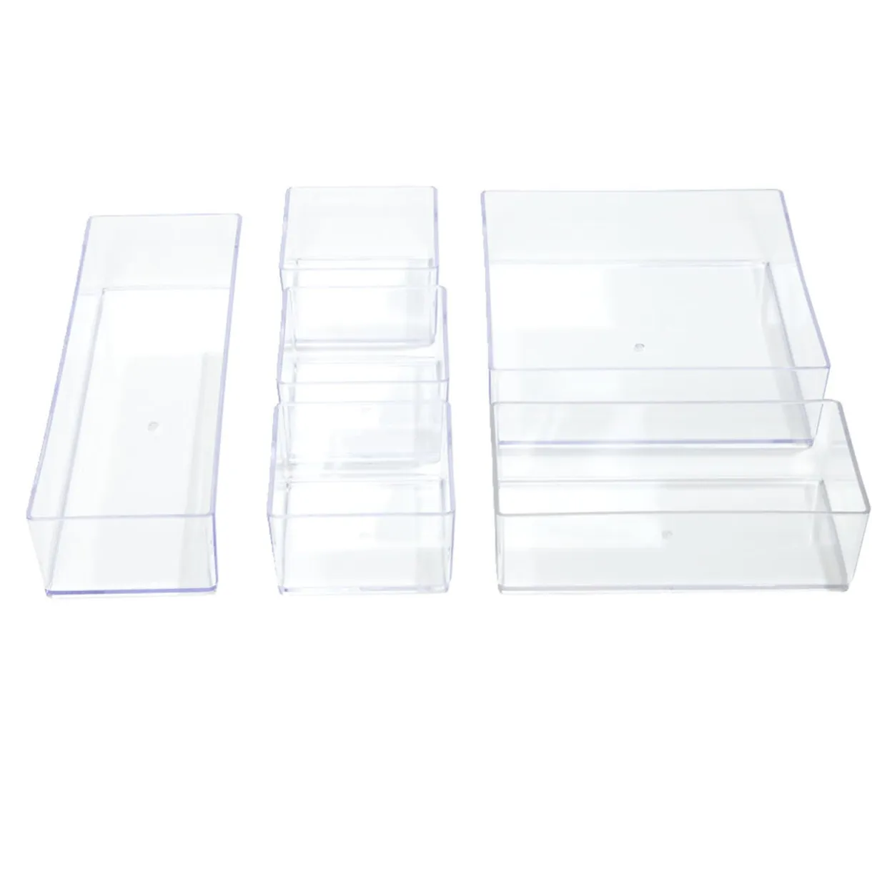 Boîte de rangement maquillage 6 compartiments interchangeables 30x22,5cm < Gifi