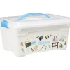 Boîte de rangement motif loisirs créatifs 12L