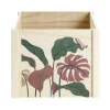 Boîte de rangement ouvert en bois 34x28xH34cm (2 modèles)