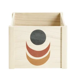 Boîte de rangement ouvert en bois 25x18xH25cm (2 modèles) < Gifi Sale