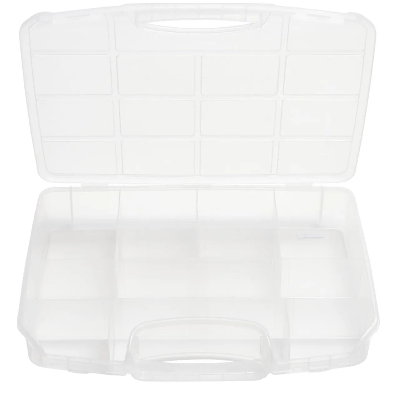 Boîte de rangement plastique 9 compartiments 28,5x36cm