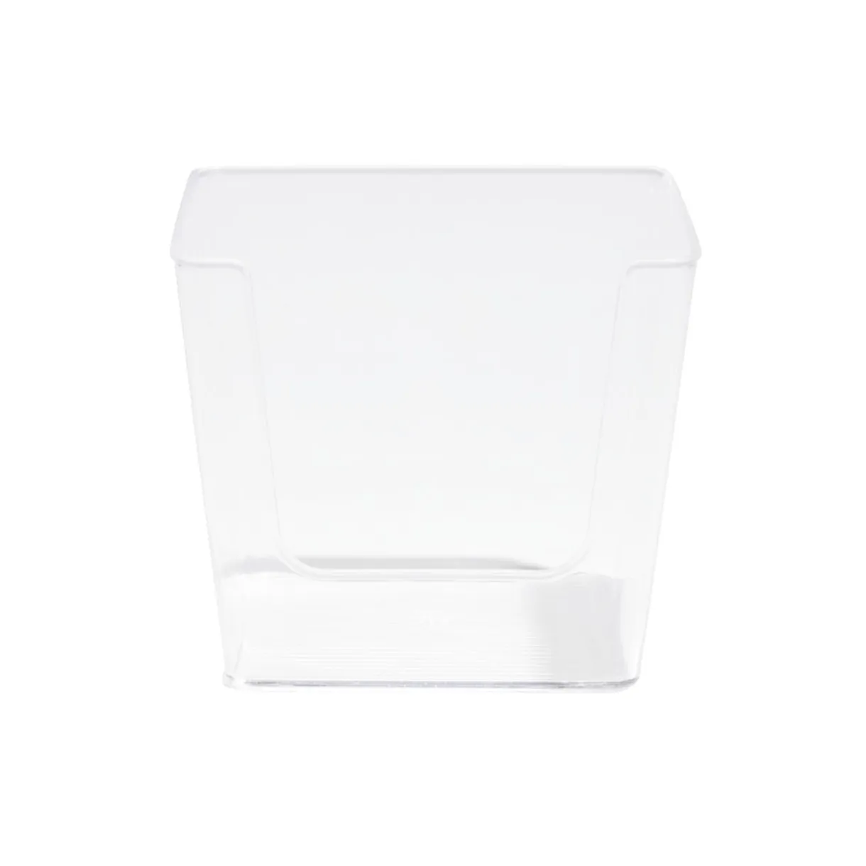 Boîte de rangement salle de bain plastique transparent 16,5x16,5xH14,5 cm < Gifi New