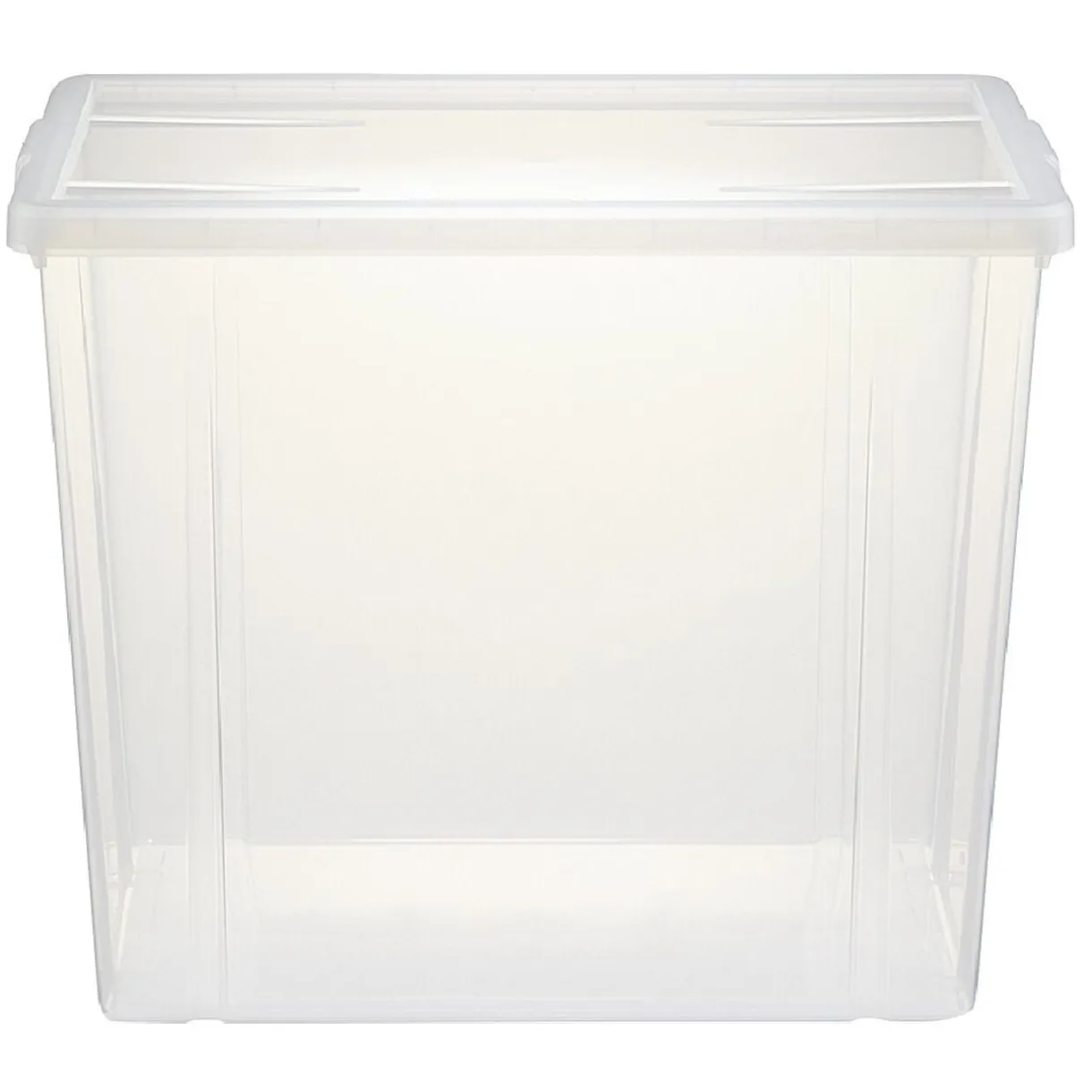 Boîte de rangement transparente avec couvercle 82L < Gifi Sale