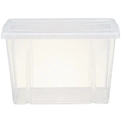 Boîte de rangement transparente avec couvercle 18,8L < Gifi Hot
