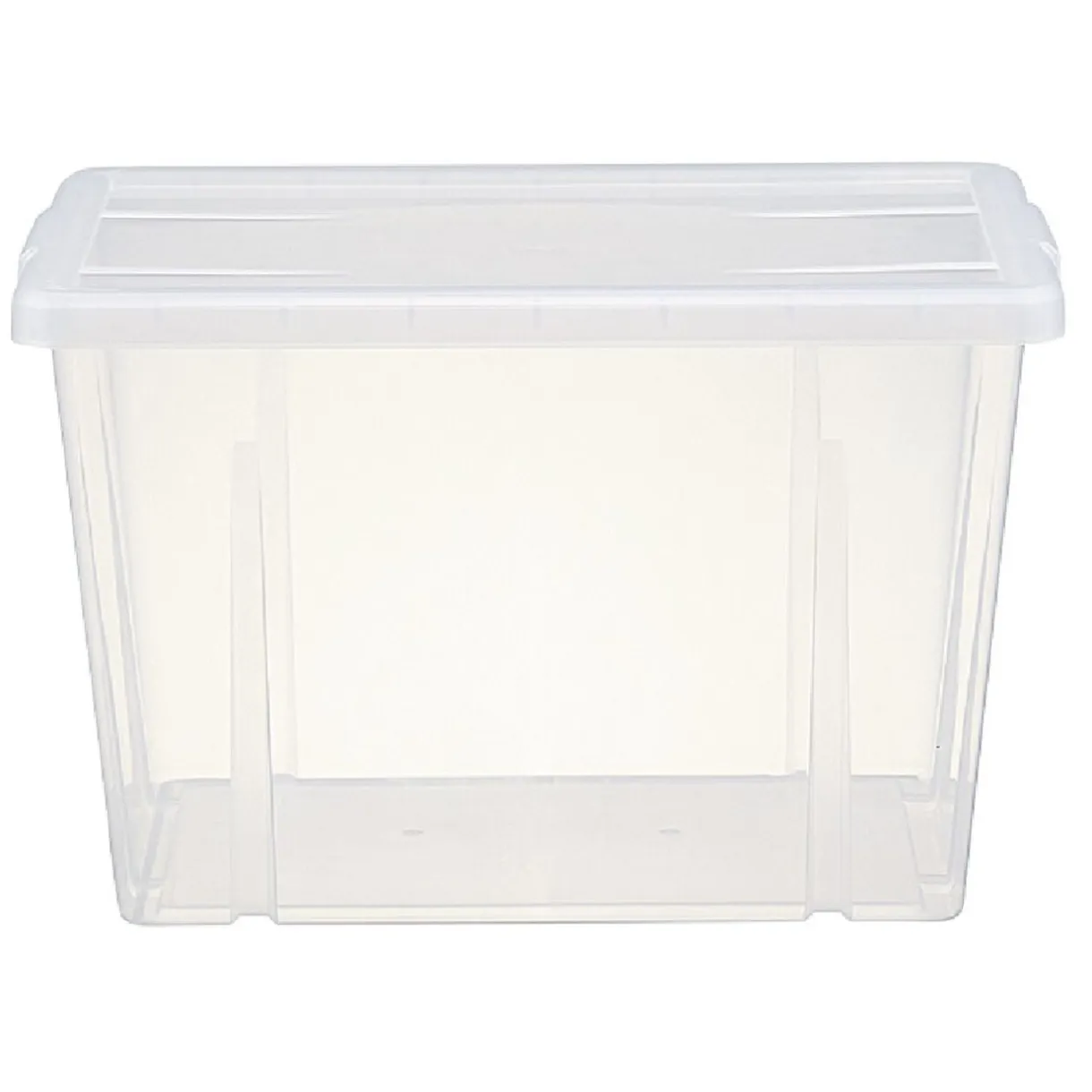 Boîte de rangement transparente avec couvercle 18,8L < Gifi Hot